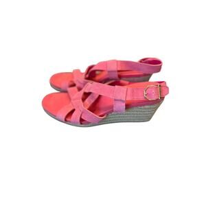 Cole Haan espadrille pink sandals women’s size 9